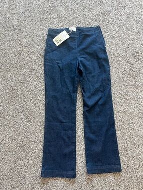 Sézane Clara Straight Leg Pants in Dark Blue Denim BNWT!